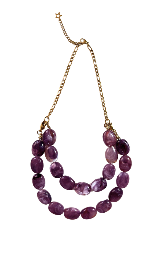 Collar Blair morado